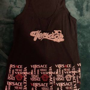 Versace tank top.